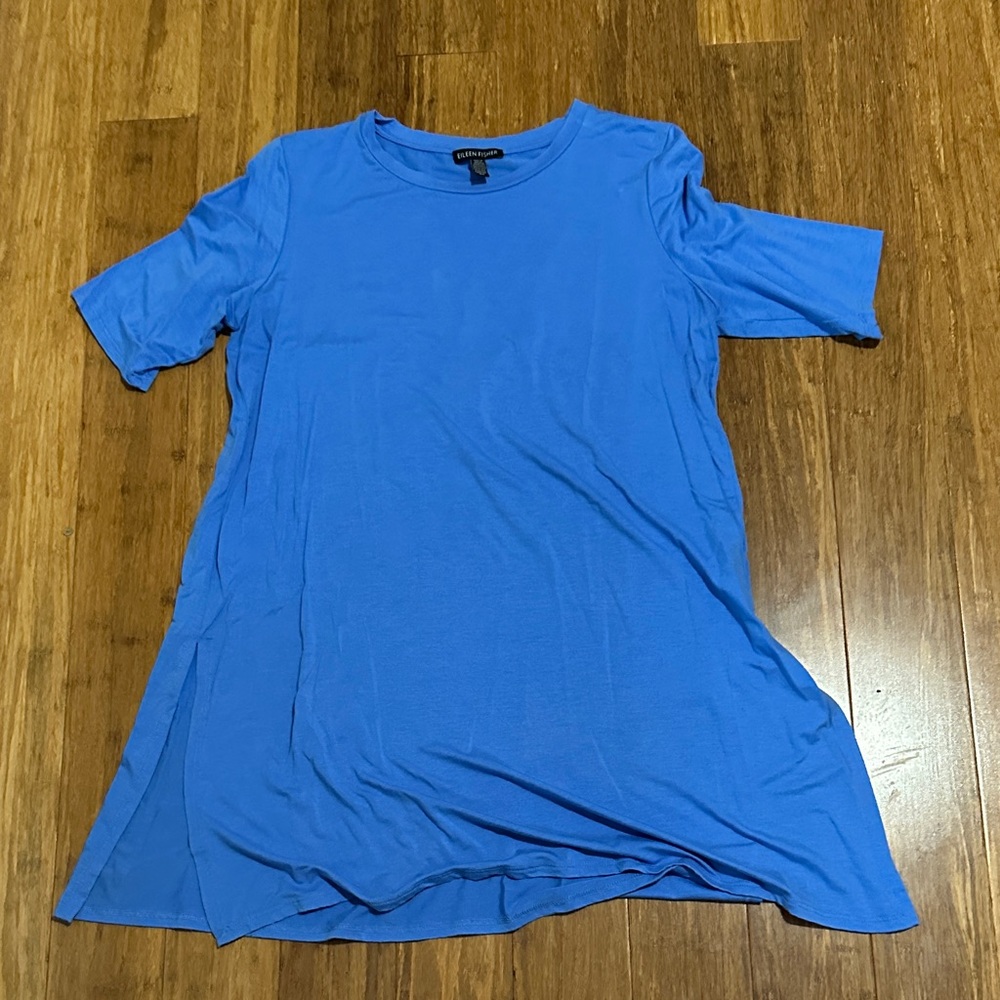 LAST CHANCE OFFER: Eileen Fisher Blue Tunic Top
